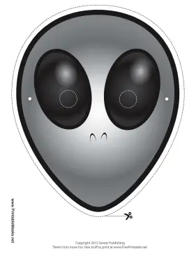 Alien Mask Printable Mask