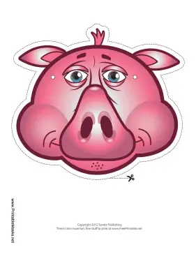 Pig Mask Printable Mask