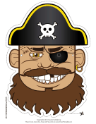 Pirate Captain Mask
