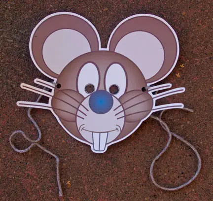 mask with string attached