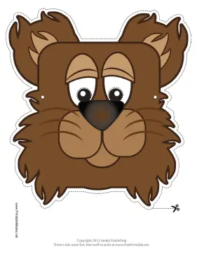 Bear Mask Printable Mask