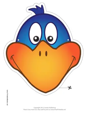 Bird Mask Printable Mask