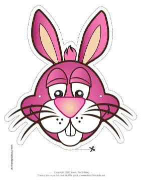 Bunny Mask Printable Mask