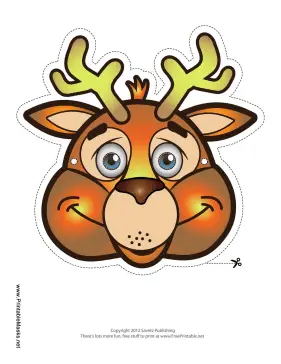 Deer Mask Printable Mask