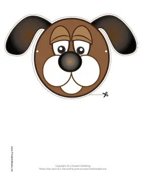 Dog Mask Printable Mask