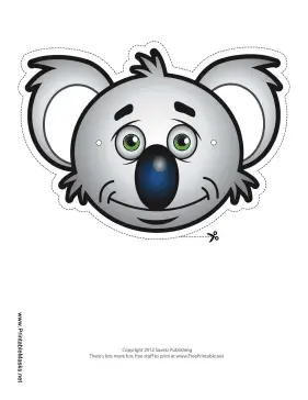 Koala Mask Printable Mask