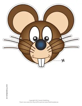 Mouse Mask Printable Mask