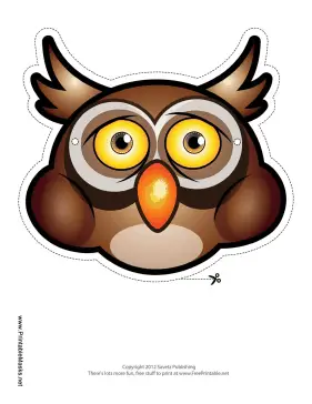 Owl Mask Printable Mask