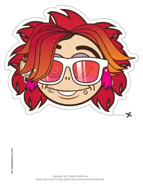 Rockstar Mask Printable Mask