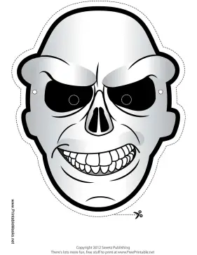Skull Mask Printable Mask
