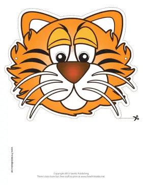 Tiger Mask Printable Mask