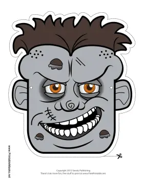 Zombie Mask Printable Mask