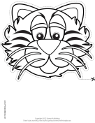 Tiger Mask to Color